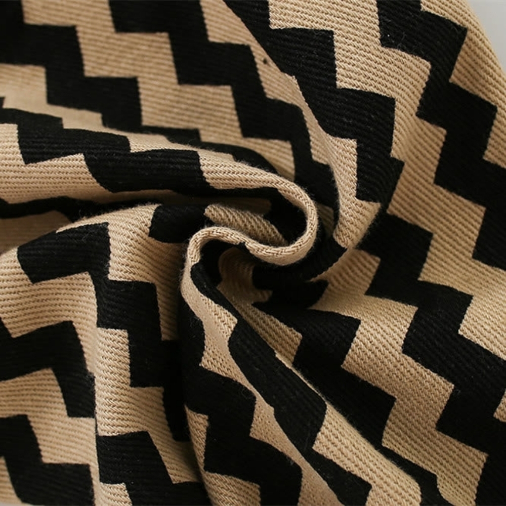 NWT Boys Neutral Chevron Zig Zag Pants - Size 6-7 - Picture 5 of 11